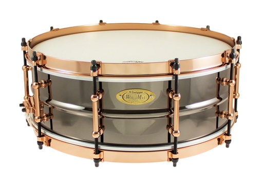[WMA-BK-5014SFXG] BK-5014SFXG - Caisse Claire Black Dawg 14" x 5" Aztec Gold Vintage - Fût Laiton