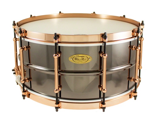 [WMA-BK-6514SFXG] BK-6514SFXG - Caisse Claire Black Dawg 14" x 6.5" Aztec Gold Vintage - Fût Laiton