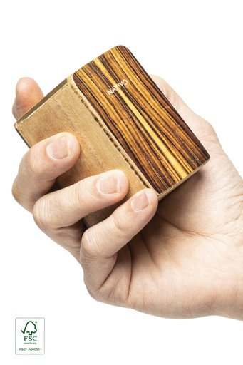 [NATI-SHK-BR] Mini cajon shaker, panneau avant brun