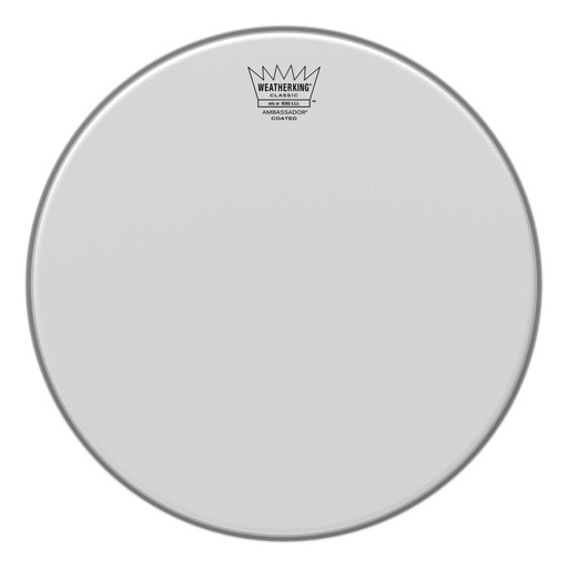 [CL-0113-BA] Peau de frappe Ambassador sablée de 13" pour batterie vintage ou personnalisée (Classic Fit)