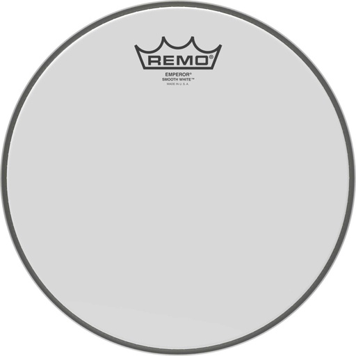 [BE-0210-00] Peau Emperor blanc lisse 10" pour Tom/ Caisse claire