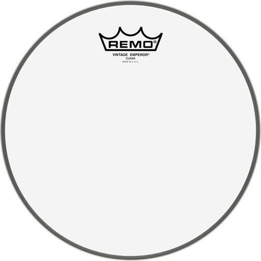 [VE-0310-00] Peau Vintage Emperor transparente 10" pour tom/caisse claire