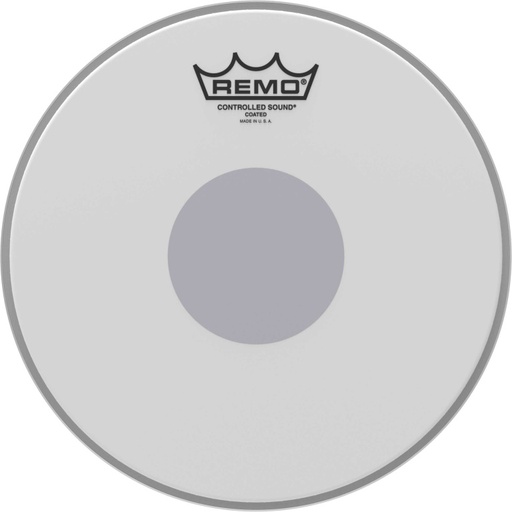 [CS-0110-10] Peau de frappe CS sablée 10" + rond noir en-dessous