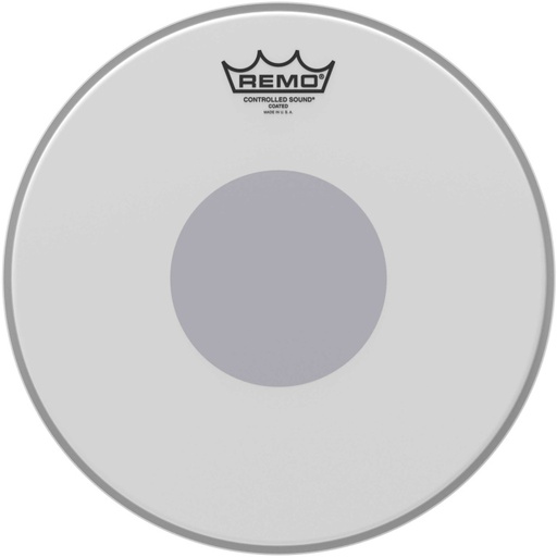 [CS-0112-10] Peau de frappe CS sablée 12" + rond noir en-dessous