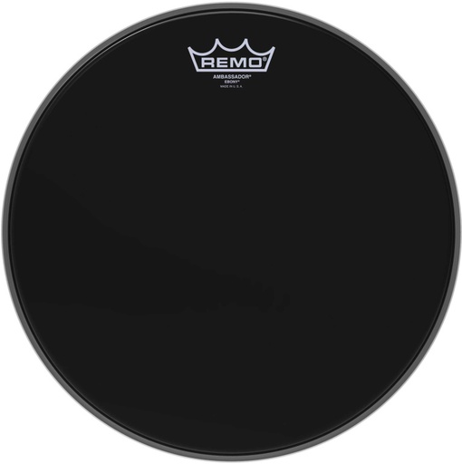 [ES-0013-00] Peau Ebony Ambassador 13" pour Tom/ Caisse claire