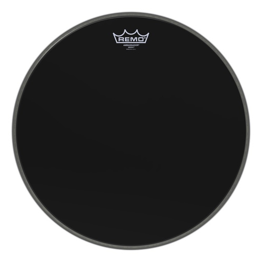 [ES-1016-00] Peau Ebony Ambassador 16" pour grosse caisse