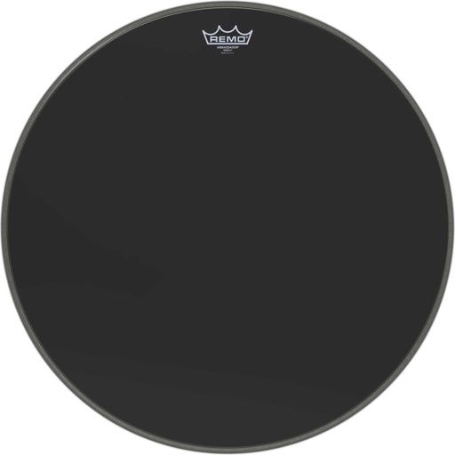 [ES-1022-00] Peau Ebony Ambassador 22" pour Grosse caisse