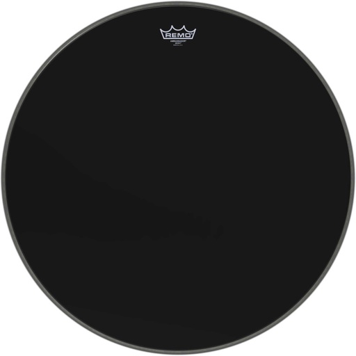 [ES-1026-00] Peau Ebony Ambassador 26" pour Grosse caisse
