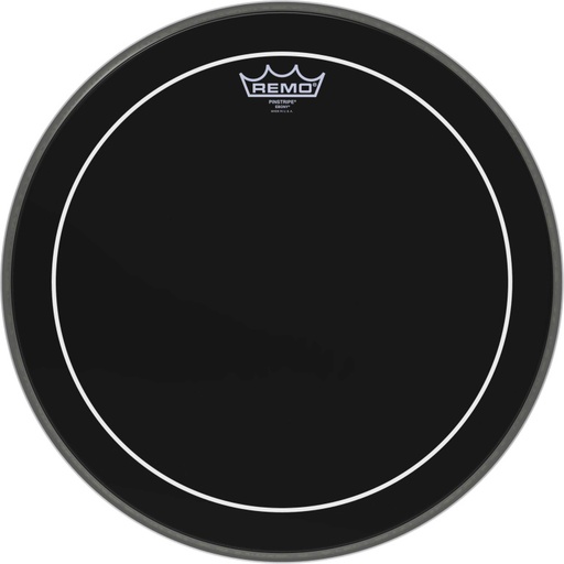 [ES-1616-PS] Peau Ebony Pinstripe 16" pour grosse caisse