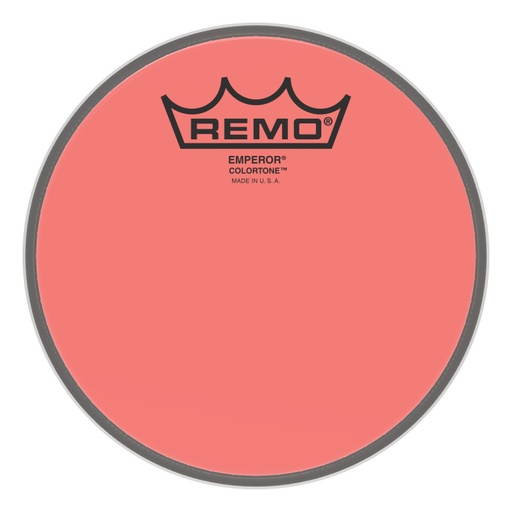 [BE-0306-CT-RD] Peau de frappe Emperor Colortone, rouge, 6"