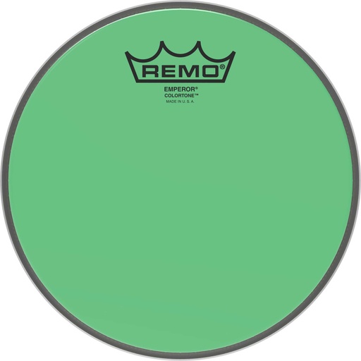 [BE-0308-CT-GN] Peau de frappe Emperor Colortone, vert, 8"