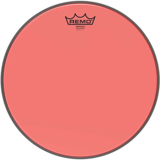 [BE-0313-CT-RD] Peau de frappe Emperor Colortone, rouge, 13"