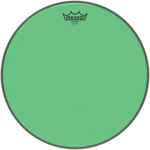 [BE-0315-CT-GN] Peau de frappe Emperor Colortone, vert, 15"