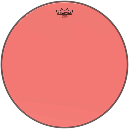 [BE-0318-CT-RD] Peau de frappe Emperor Colortone, rouge, 18"