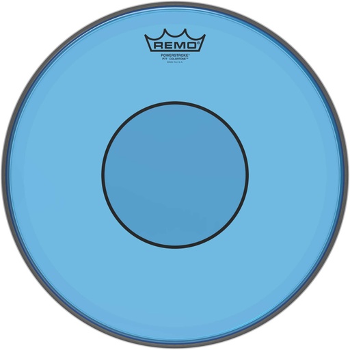 [P7-0313-CT-BU] Peau de frappe Powerstroke 77 Colortone pour caisse claire, bleu, 13"