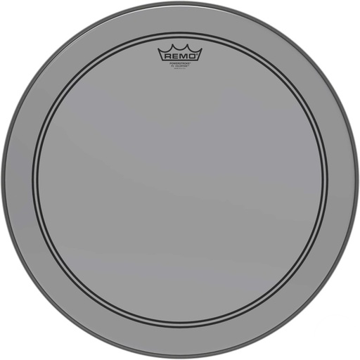 [P3-1318-CT-SM] Peau de frappe Powerstroke 3 Colortone pour grosse caisse, smoke, 18"