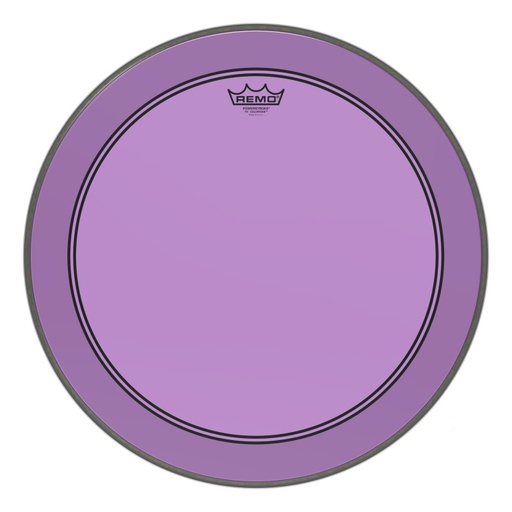 [P3-1320-CT-PU] Peau de frappe Powerstroke 3 Colortone pour grosse caisse, violet, 20"