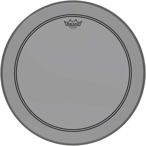 [P3-1320-CT-SM] Peau de frappe Powerstroke 3 Colortone pour grosse caisse, smoke, 20"