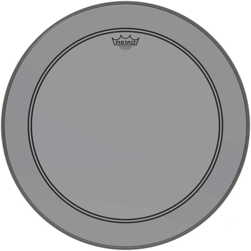 [P3-1322-CT-SM] Peau de frappe Powerstroke 3 Colortone pour grosse caisse, smoke, 22"