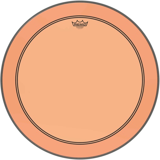 [P3-1324-CT-OG] Peau de frappe Powerstroke 3 Colortone pour grosse caisse, orange, 24"