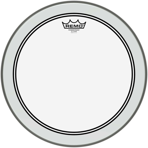 [P3-0315-BP] Peau Powerstroke 3 Ambassador transparente 15" pour Tom/ Caisse claire