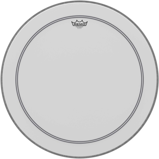 [P3-1124-C2] Peau Powerstroke 3 sablée de 24" pour grosse caisse