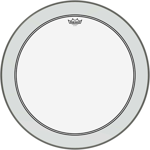 [P3-1326-C2] Peau Powerstroke 3 transparente de 26" pour grosse caisse