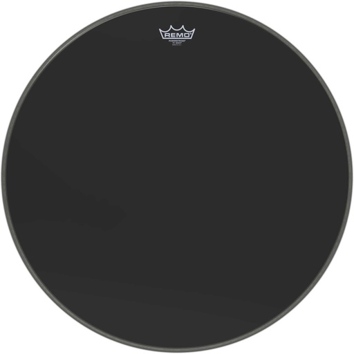 [P3-1026-ES] Peau Powerstroke 3 Ebony 26" + renfort pour grosse caisse