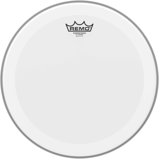 [P4-0114-BP] Peau Powerstroke 4 sablée 14" avec double pli pour Tom/ Caisse claire