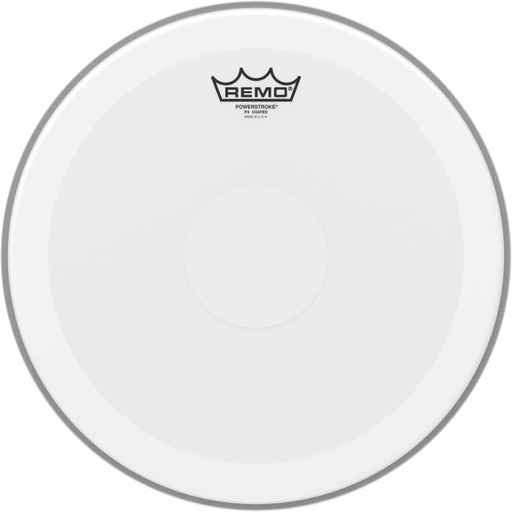 [P4-0114-C2] Peau Powerstroke 4 sablée 14" avec double pli+renfort transparent