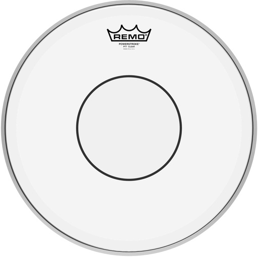 [P7-0314-C2] Peau Powerstroke 77 transparente de 14" pour caisse claire / tom de parade, double pli