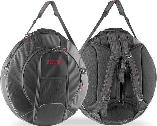 [SCYBB-22] Housse professionelle 22" pour cymbales, avec 2 sangles style sac-à-dos
