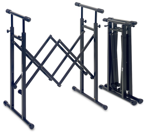 [MXS-A3] Stand réglable pour table de mixage ou clavier, avec système de pliage de style accordéon