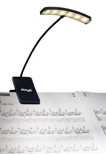 [MUS-LED 6] Lampe LED multifonction à pince, à poser ou à fixer