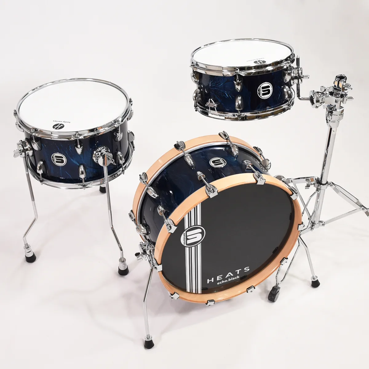 Batterie Aluminium Sound Club - GC18"x8", 12"x6", TB14"x8"