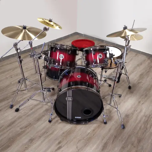 Batterie Aluminium Dégradé - JAZZ - GC18"x14", TT12"x8", TB14"x14"