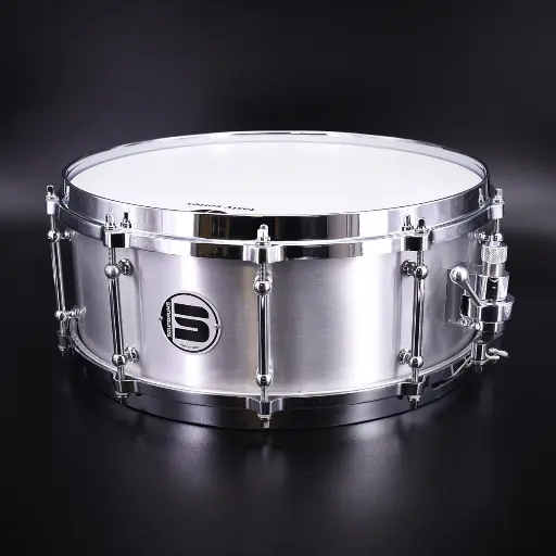 [CCL-SDS-14x5,5] Caisse claire Aluminium SDS "Sound Dry Silver" 14" x 5.5"