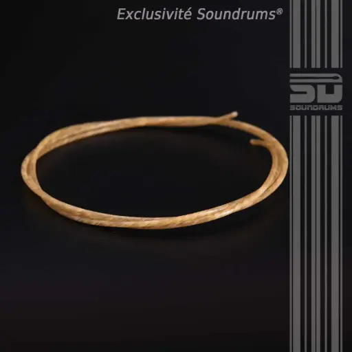 [TimbreBoyau-FIN-MOYEN] Timbre BOYAU naturel – Fin à moyen – Longueur 1,10 m Soundrums