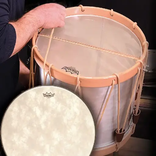 [Chang-1peau] Changement de peau (frappe ou timbre) - Tambour à corde