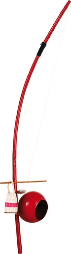 [BE1R] BERIMBAU FIBRE MEINL ROUGE AVEC HOUSSE