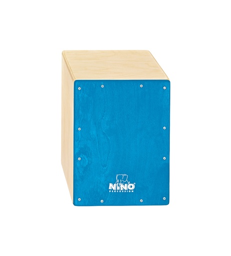 [NINO950B] CAJON NINO 13", BOULEAU, FACADE BLEU