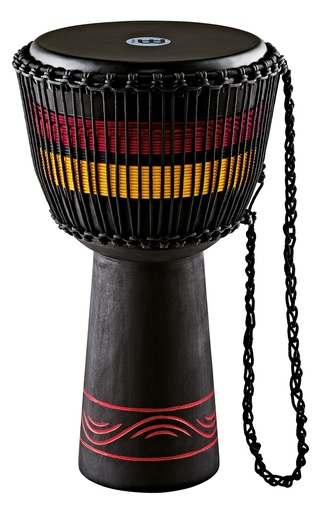 [ADJ7-XL] DJEMBE MEINL EARTH 13" NOIR ROUGE JAUNE