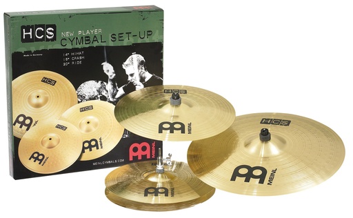 [HCS141620] JEU MEINL HCS 3 CYMBALES 14/16/20""
