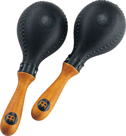 [PM2BK] MARACAS MEINL OVALES PLASTIQUE NOIR