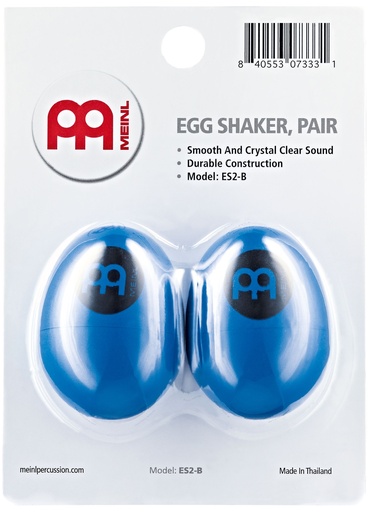 [ES2-B] OEUF SHAKER MEINL PLASTIQUE BLEU