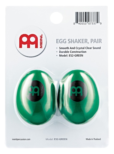 [ES2-G] OEUF SHAKER MEINL PLASTIQUE VERT