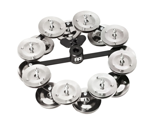 [HTHH2BK] TAMBOURIN CHARLESTON MEINL 5" ACIER 2 R