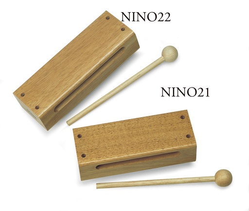 [NINO22] WOODBLOCK NINO 18 CM MAILLOCHE