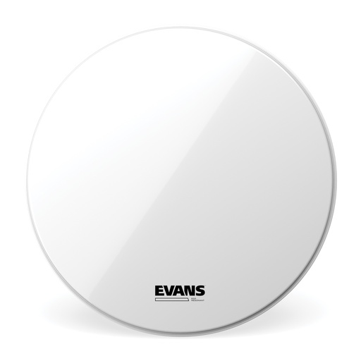 [BD24RSW-NP] EVANS EQ3 Resonant Smooth White Bass Drum Head, No Port, 24 "