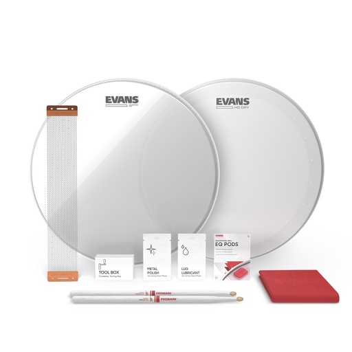 [ESTUK-13HDD-1] EVANS HD Dry Snare Tune Up Kit, 13 "